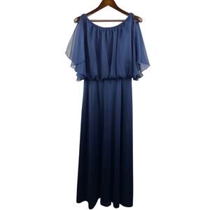 Women’s Int. Ladies Garment Workers Union Size 14 Navy Evening Gown